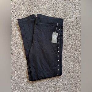 Vince Camuto black pants studded detail